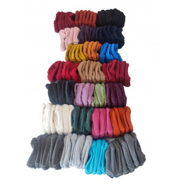 Navy fleece hat Colette - Traclet