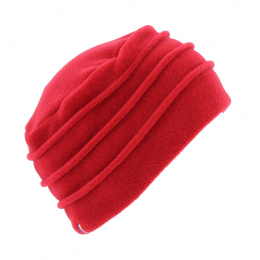 Fleece hat Colette Red - Traclet