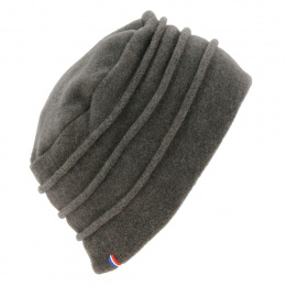 Colette Heather Grey Fleece Beanie - Traclet