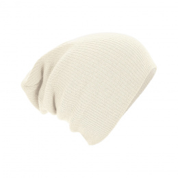 Natural grey mel beanie