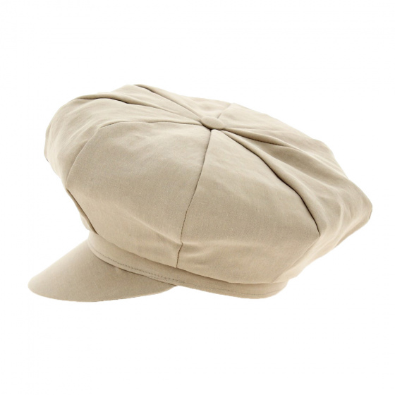 Linen Newsboy Cap - Traclet