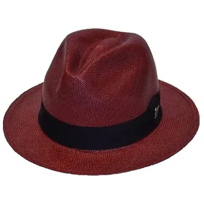 Chapeau Panama El Panecillo Bordeaux - Chapellerie Traclet Reference : 17961| Chapellerie Traclet