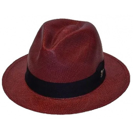 El Panecillo Burgundy Panama Hat