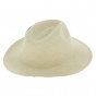 Multicolored Flower Embroidered Panama Hat - Traclet