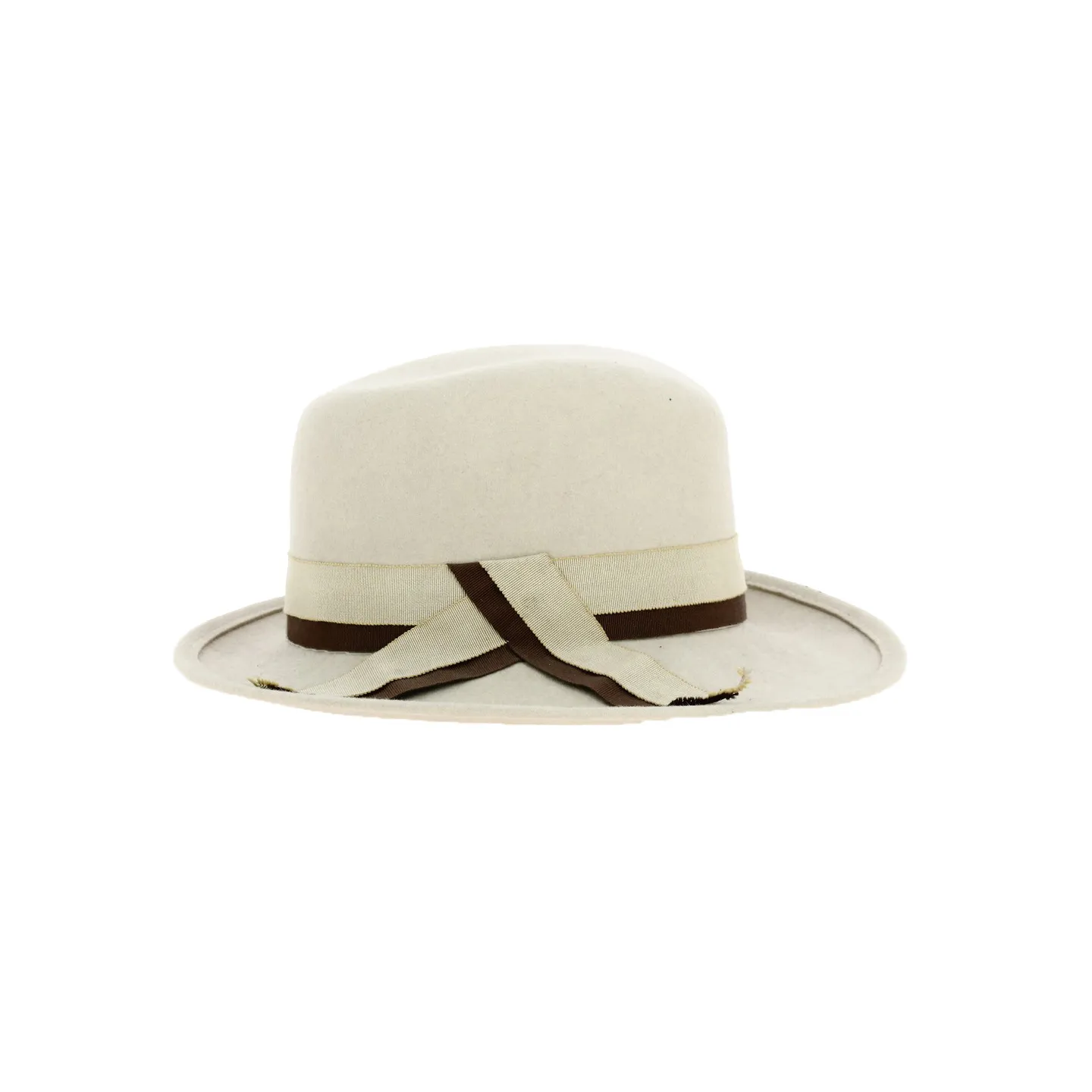 Chapeau Fedora Adèle Feutre Laine Beige - Traclet Reference : 18260 | Chapellerie Traclet