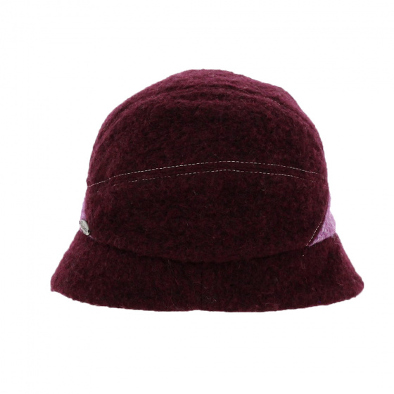 Purple Boiled Wool Hat - Traclet
