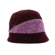 Chapeau Violet laine bouillie - Traclet Reference : 18266 | Chapellerie Traclet