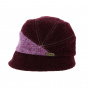 Chapeau Violet laine bouillie - Traclet