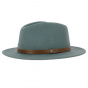 Almond Green Wool Felt Messer Fedora Hat - Brixton