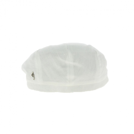 White Hemp Poggy Flat Cap - Flechet