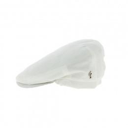 White Hemp Poggy Flat Cap - Flechet