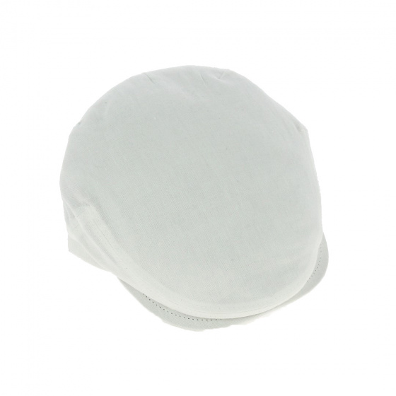 White Hemp Poggy Flat Cap - Flechet