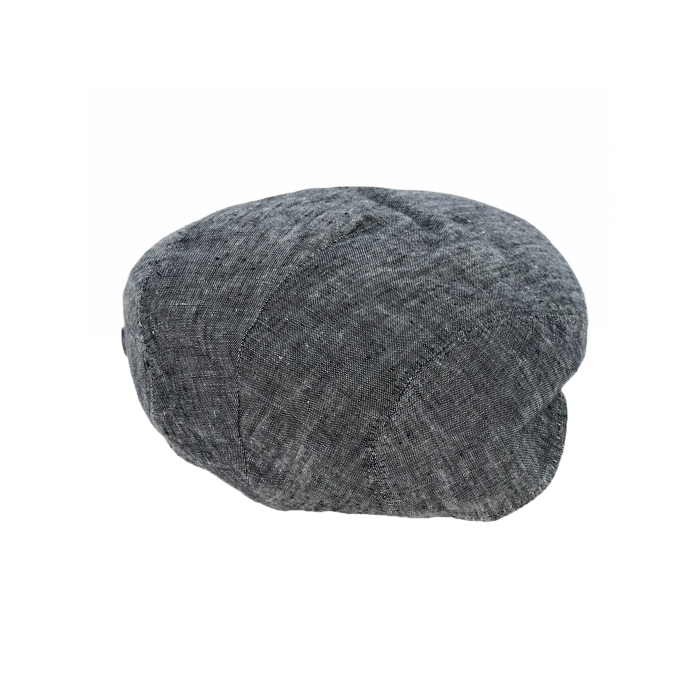 Gray Linen Flat Cap - Traclet