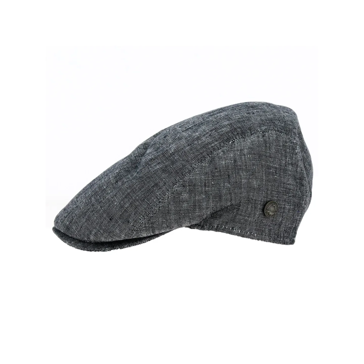 Casquette plate lin gris - Traclet