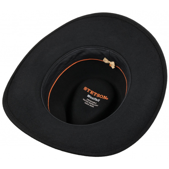 Black Wool Felt Traveller Horse Hat - Stetson Black Wool Felt Traveller Horse Hat - Stetson
