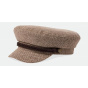 Marin Fiddler Brown Herringbone Cap - Brixton