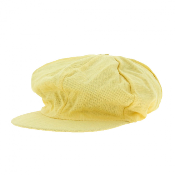 Cotton Honeycomb Newsboy Cap Made in France - Traclet