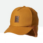 Snapback Cap with Ear Flaps Camel - Brixton
