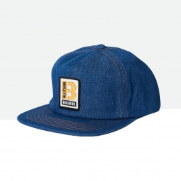 Builders Cotton Denim Cap - Brixton