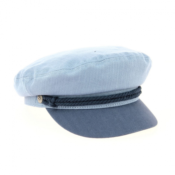Casquette Marin Fiddler Fleur Coton Marron- Brixton Casquette Marin Fiddler Fleur Coton Marron- Brixton