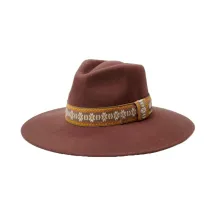 Chapeau Traveller Joanna Feutre Laine Marron - Brixton Reference : 18275 | Chapellerie Traclet