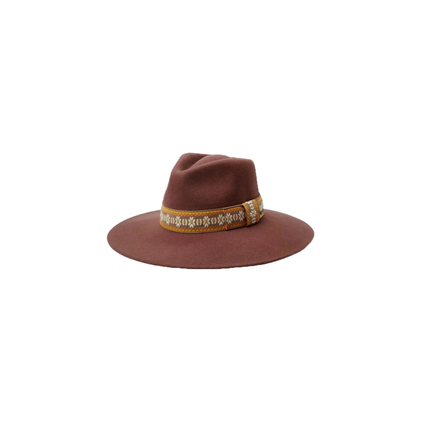 Brown Wool Felt Traveller Hat Joanna - Brixton Reference: 18275 | Traclet Hat Shop