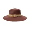 Chapeau Traveller Joanna Feutre Laine Marron - Brixton Reference : 18275 | Chapellerie Traclet