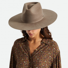 Primrose Traveller Hat Taupe Wool Felt - Brixton