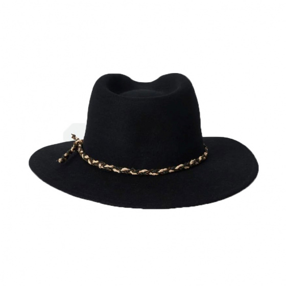 Messer Western Wool Felt Hat Black - Brixton