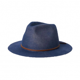 Heather Blue Wesley Traveller Hat - Brixton