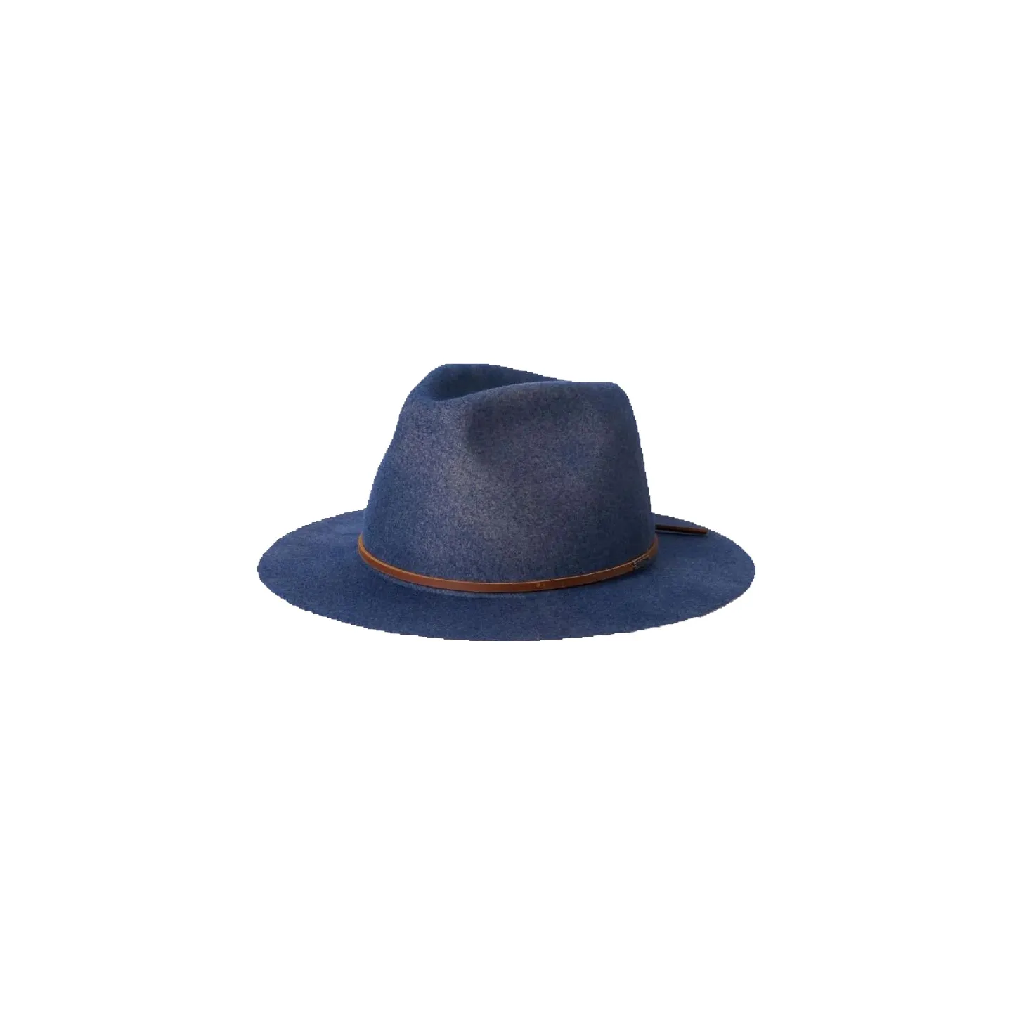 Chapeau Traveller Wesley Bleu chiné - Brixton Reference : 18284 | Chapellerie Traclet