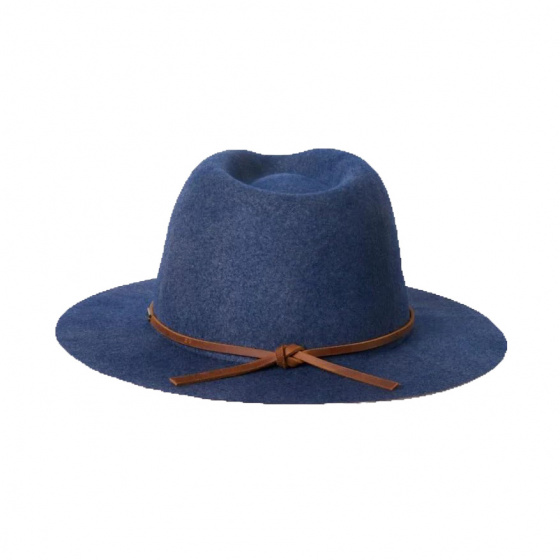 Chapeau Traveller Wesley Bleu chiné - Brixton Chapeau Traveller Wesley Bleu chiné - Brixton