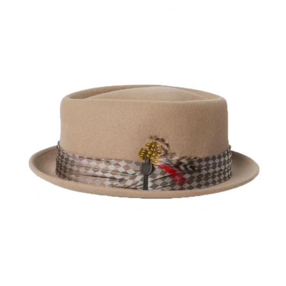 Sand Stout Porkpie Hat - Brixton