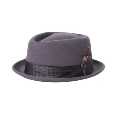 Chapeau Stout Gris - Brixton Reference : 18289 | Chapellerie Traclet