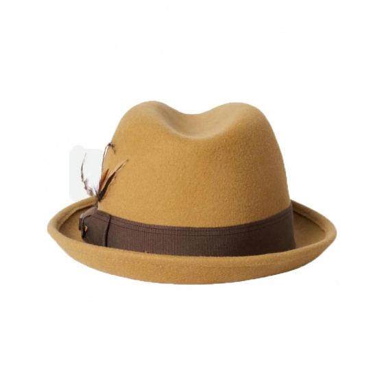 Chapeau Trilby Gain Feutre Laine Antilope - Brixton