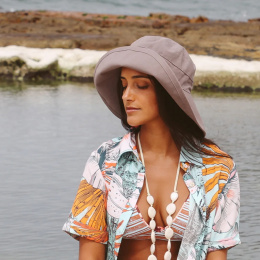 Brown Traveller Wide Brim Hat - House of Ord