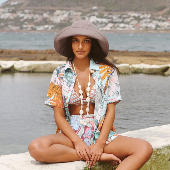 Chapeau Capeline Traveller Marron - House of Ord