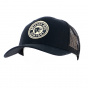 Brixton Navy Wool Reserve Snapback Cap