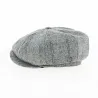Casquette Gavroche Brood Baggy à Chevrons Gris Clair - Brixton