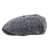 Casquette Gavroche Brood à Chevrons Marine - Brixton Référence ! 18295 | Chapellerie Traclet