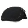 Black Lapaz Flat Cap - Keyone Reference: 12348 | Traclet Hat Shop