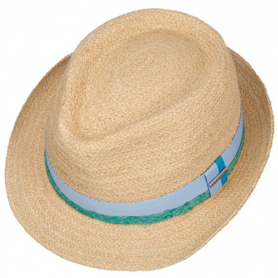 Chapeau Trilby Raffia Paille Naturelle - Stetson Chapeau Trilby Raffia Paille Naturelle - Stetson