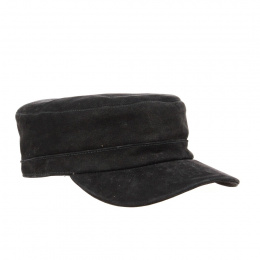 casquette cubaine cuir noir city