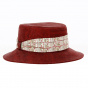 Women's Red Cork Paule Hat - Crambes