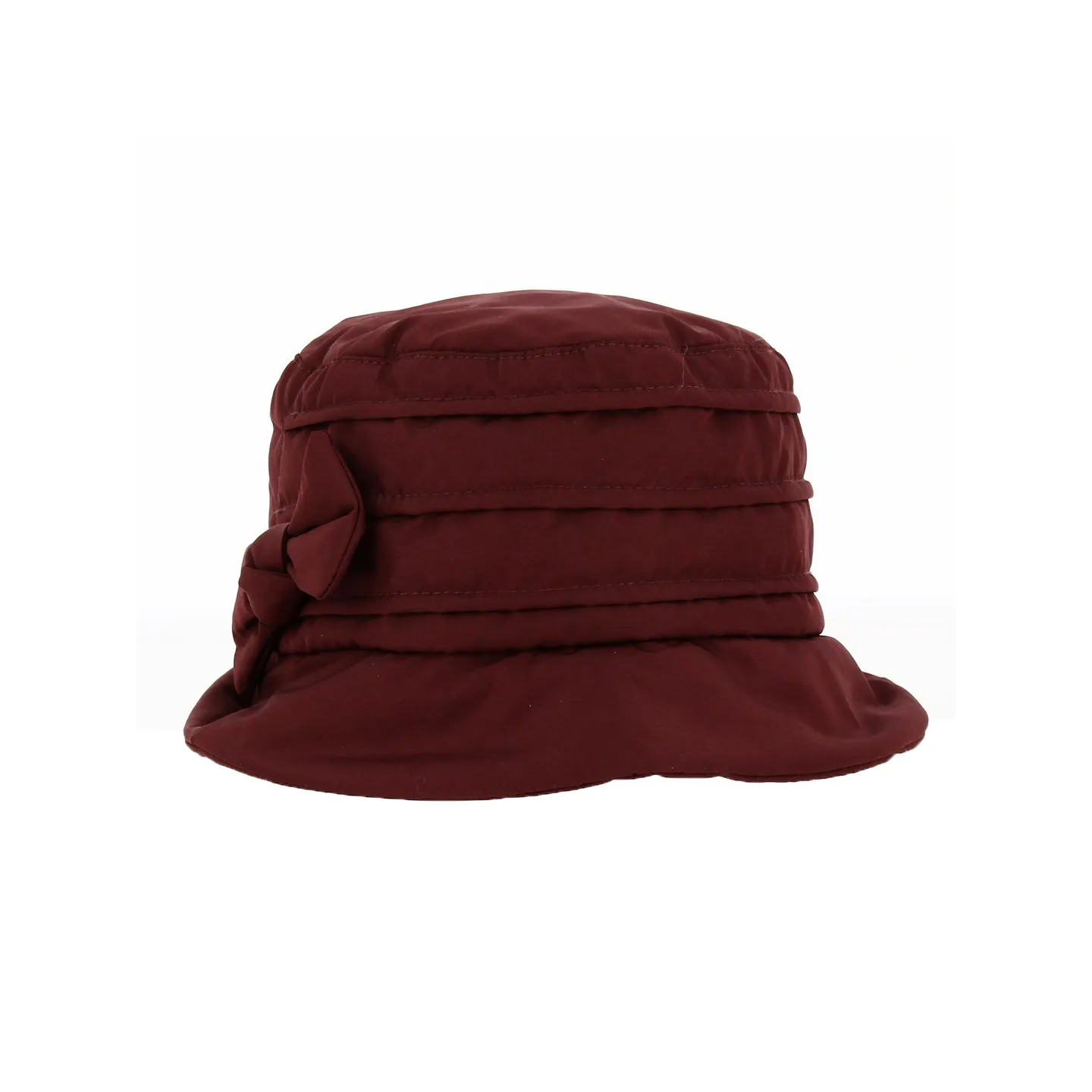 Chapeau de pluie Bordeaux Laine Imperméable - Traclet Référence : 18307 | Chapellerie Traclet