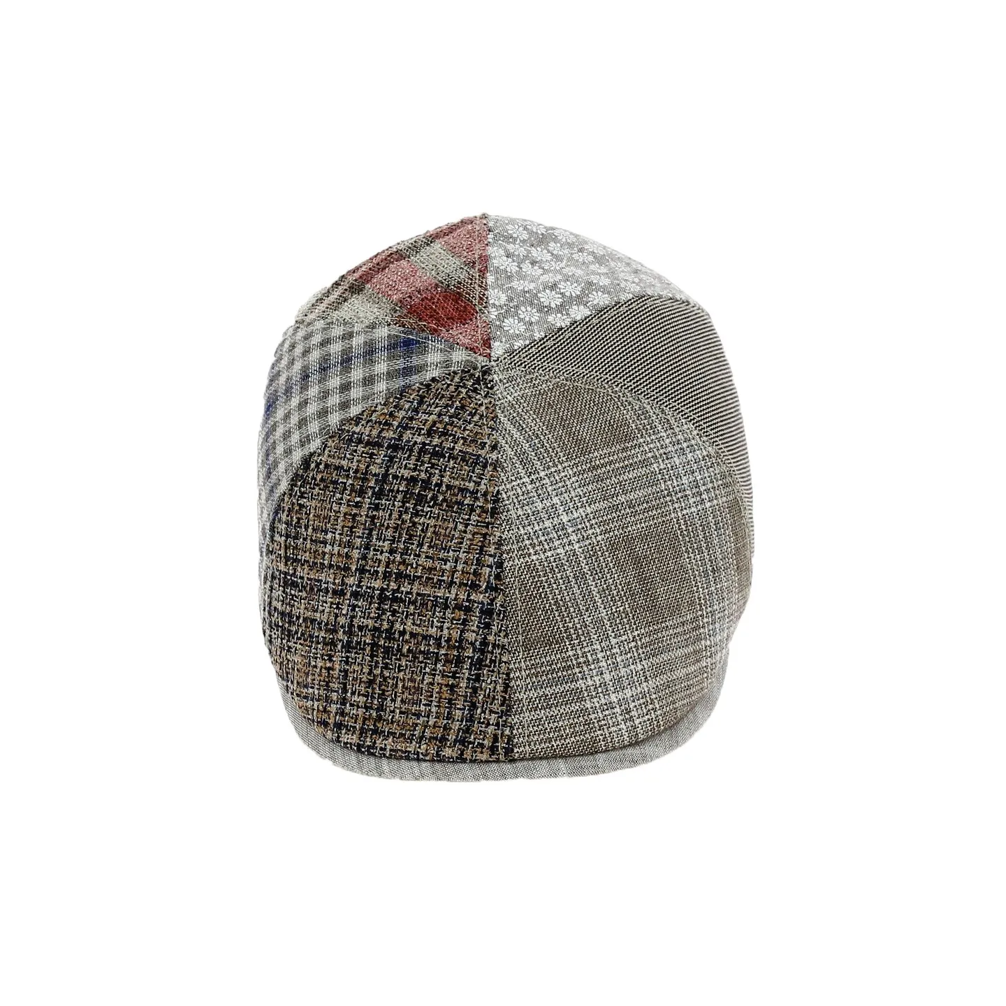 Casquette Bombée Patchwork Lin et Coton - Traclet Reference : 11719 | Chapellerie Traclet