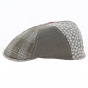 Domed Patchwork Linen and Cotton Cap - Traclet