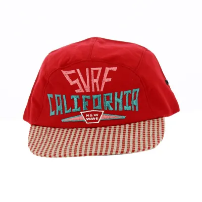 Red California Surf Baseball Cap - Torpedo Reference: 18323 | Traclet Hat Shop