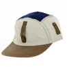 Beige and Blue Baseball Cap - Torpedo Reference: 18332 | Traclet Hat Shop