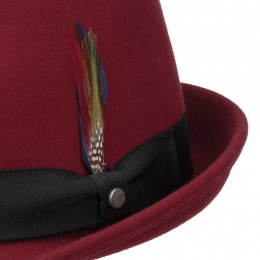 Red Elkader Wool Felt Trilby Hat - Stetson